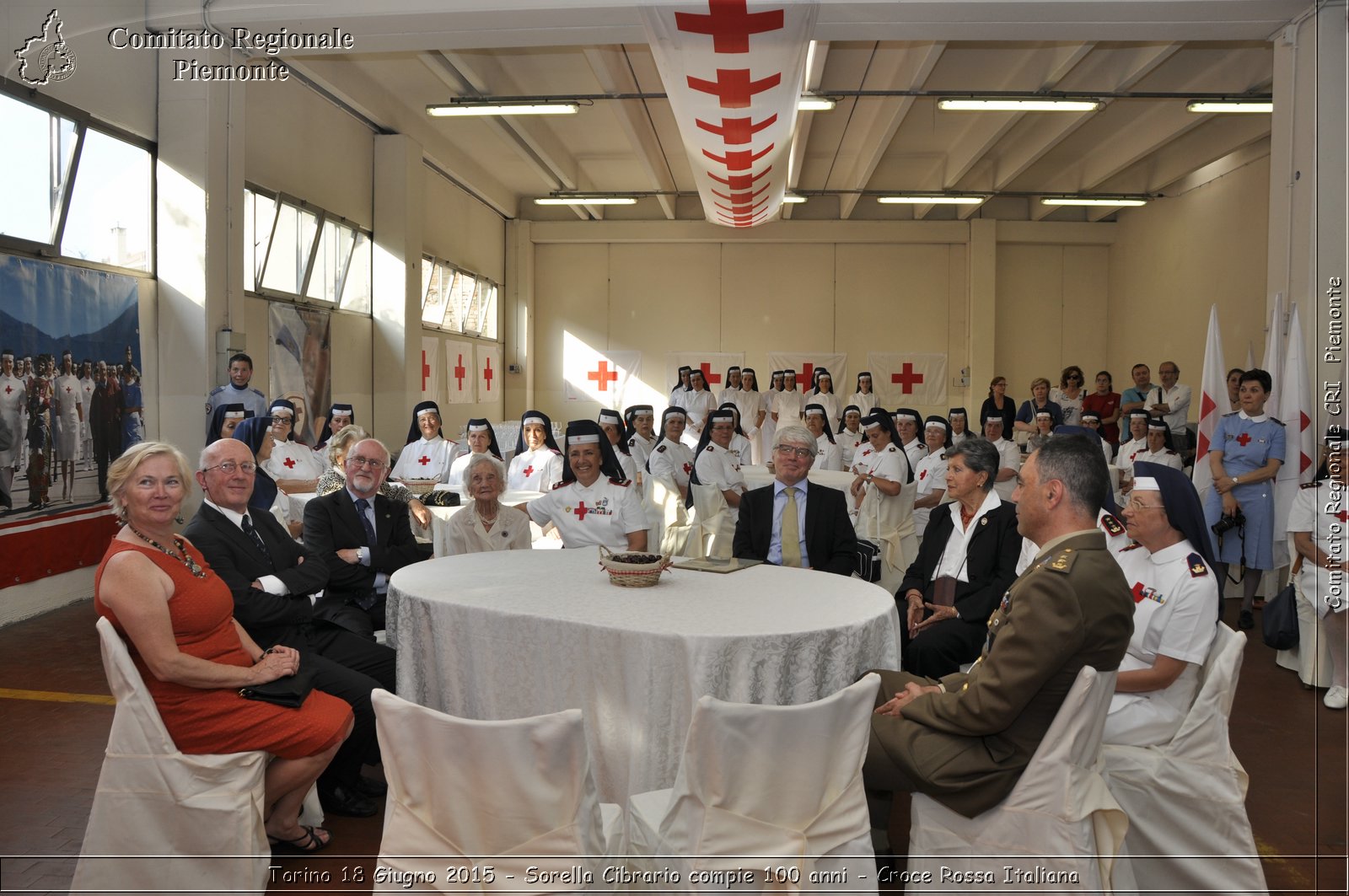 Torino 18 Giugno 2015 - Sorella Cibrario compie 100 anni - Croce Rossa Italiana- Comitato Regionale del Piemonte