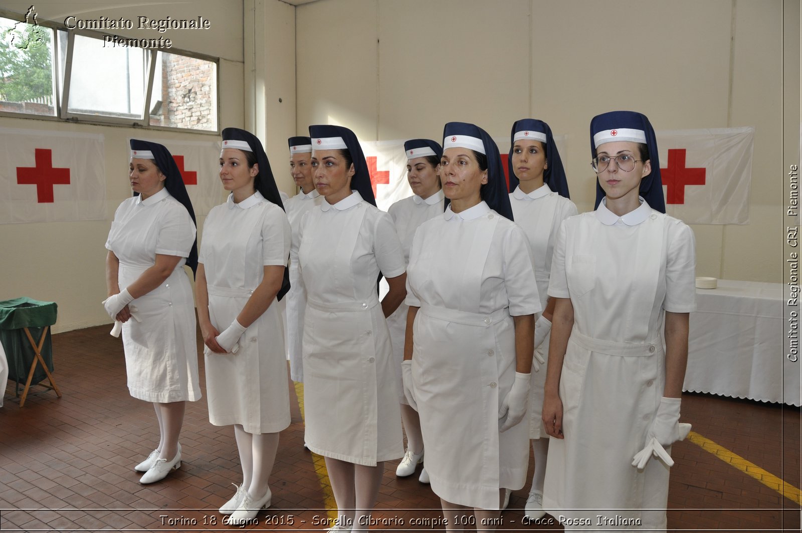 Torino 18 Giugno 2015 - Sorella Cibrario compie 100 anni - Croce Rossa Italiana- Comitato Regionale del Piemonte