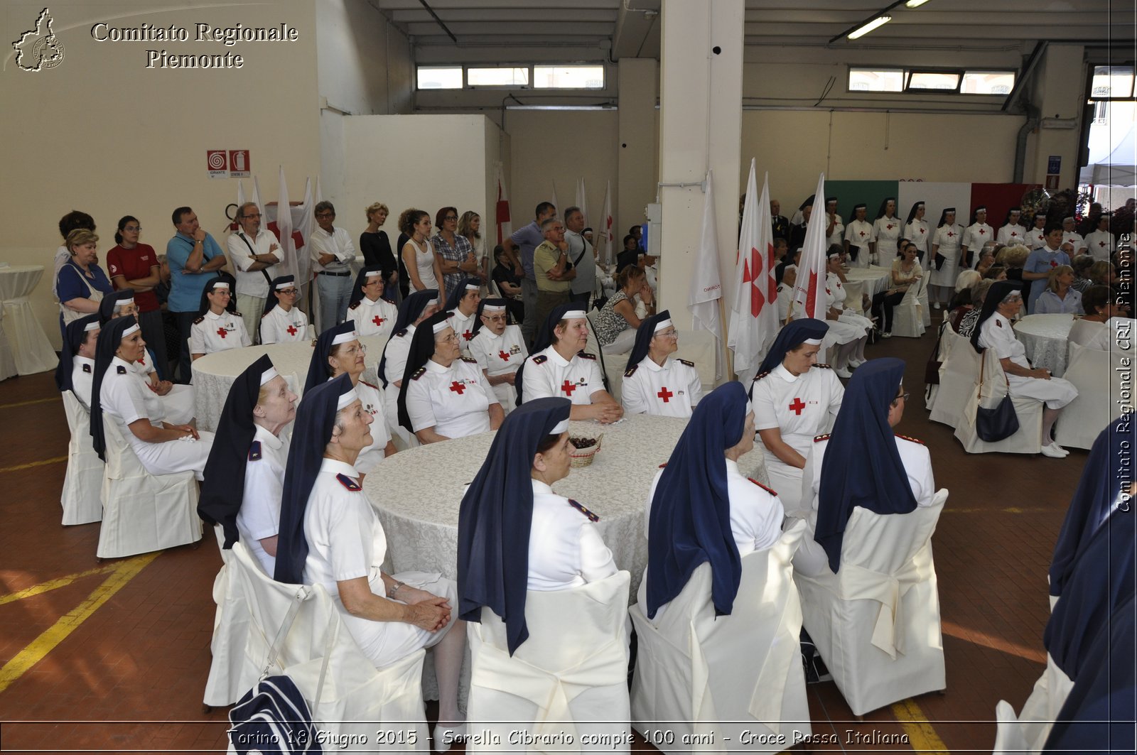 Torino 18 Giugno 2015 - Sorella Cibrario compie 100 anni - Croce Rossa Italiana- Comitato Regionale del Piemonte