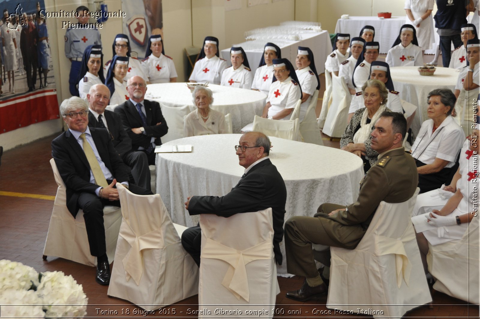 Torino 18 Giugno 2015 - Sorella Cibrario compie 100 anni - Croce Rossa Italiana- Comitato Regionale del Piemonte