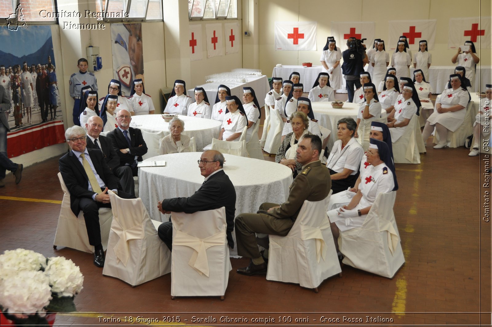 Torino 18 Giugno 2015 - Sorella Cibrario compie 100 anni - Croce Rossa Italiana- Comitato Regionale del Piemonte