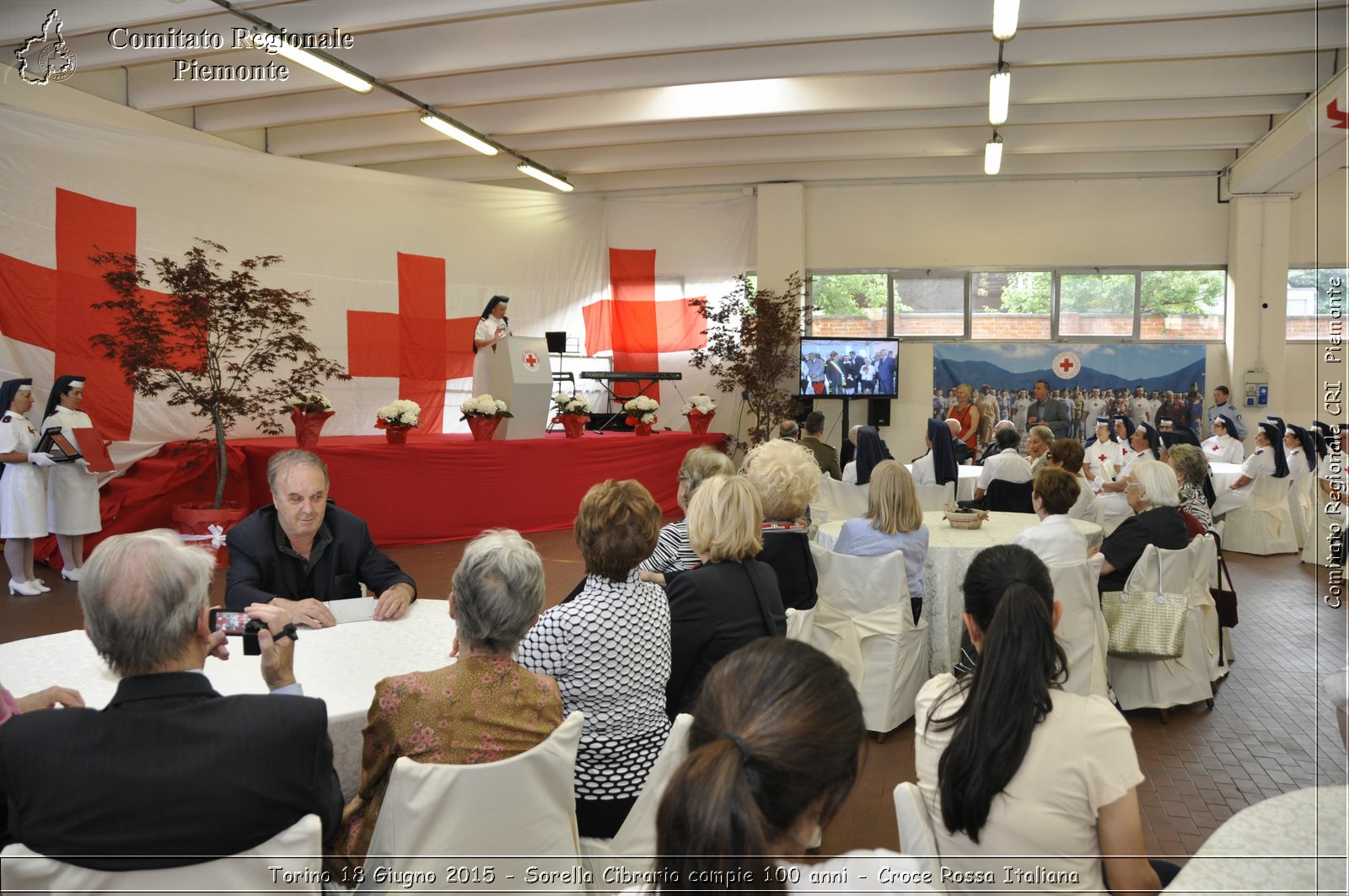 Torino 18 Giugno 2015 - Sorella Cibrario compie 100 anni - Croce Rossa Italiana- Comitato Regionale del Piemonte