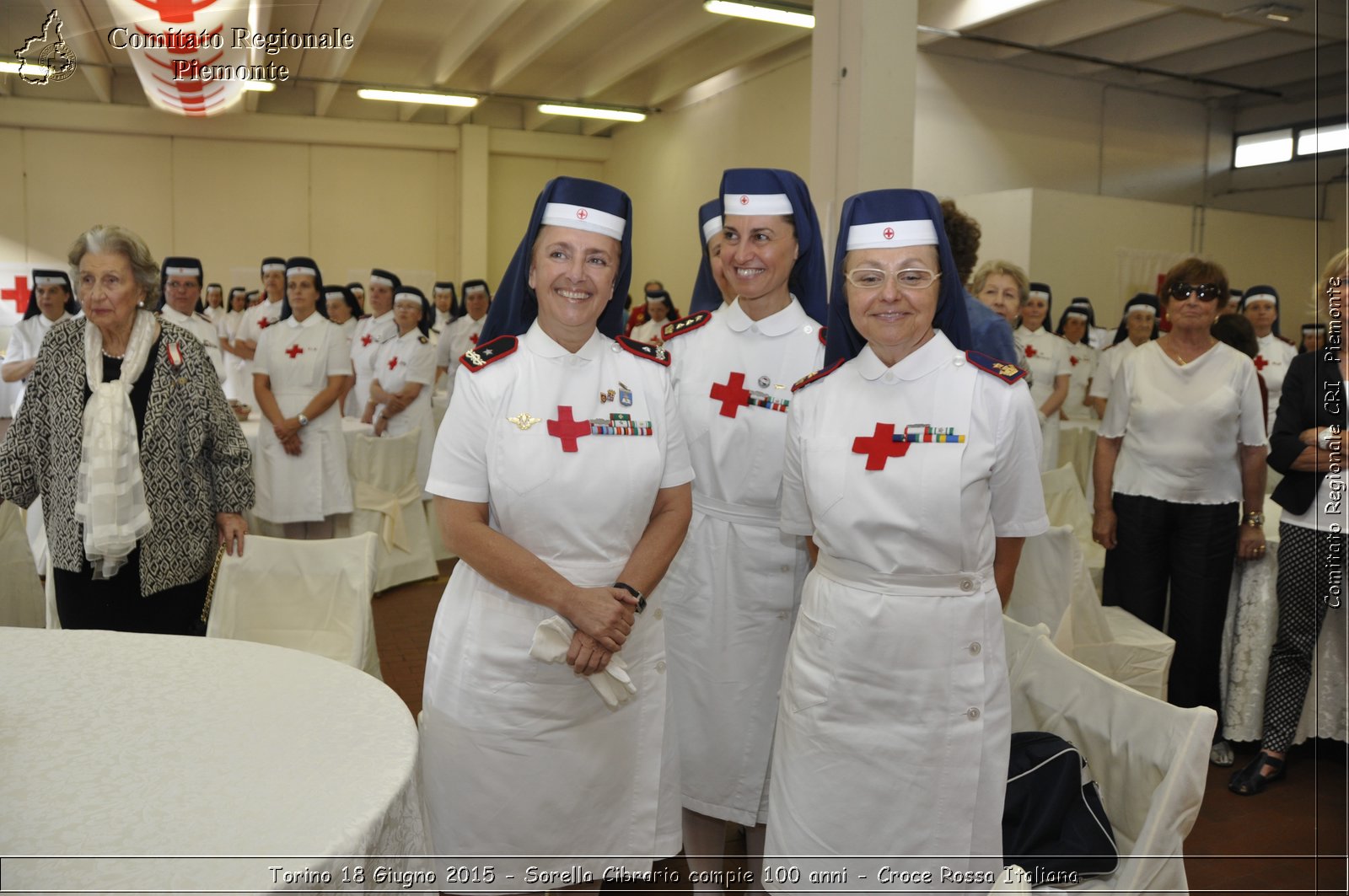 Torino 18 Giugno 2015 - Sorella Cibrario compie 100 anni - Croce Rossa Italiana- Comitato Regionale del Piemonte