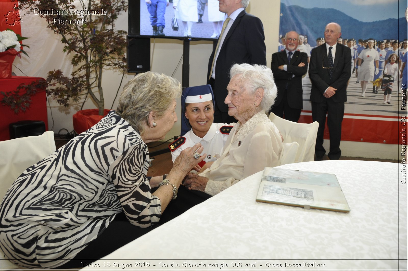 Torino 18 Giugno 2015 - Sorella Cibrario compie 100 anni - Croce Rossa Italiana- Comitato Regionale del Piemonte