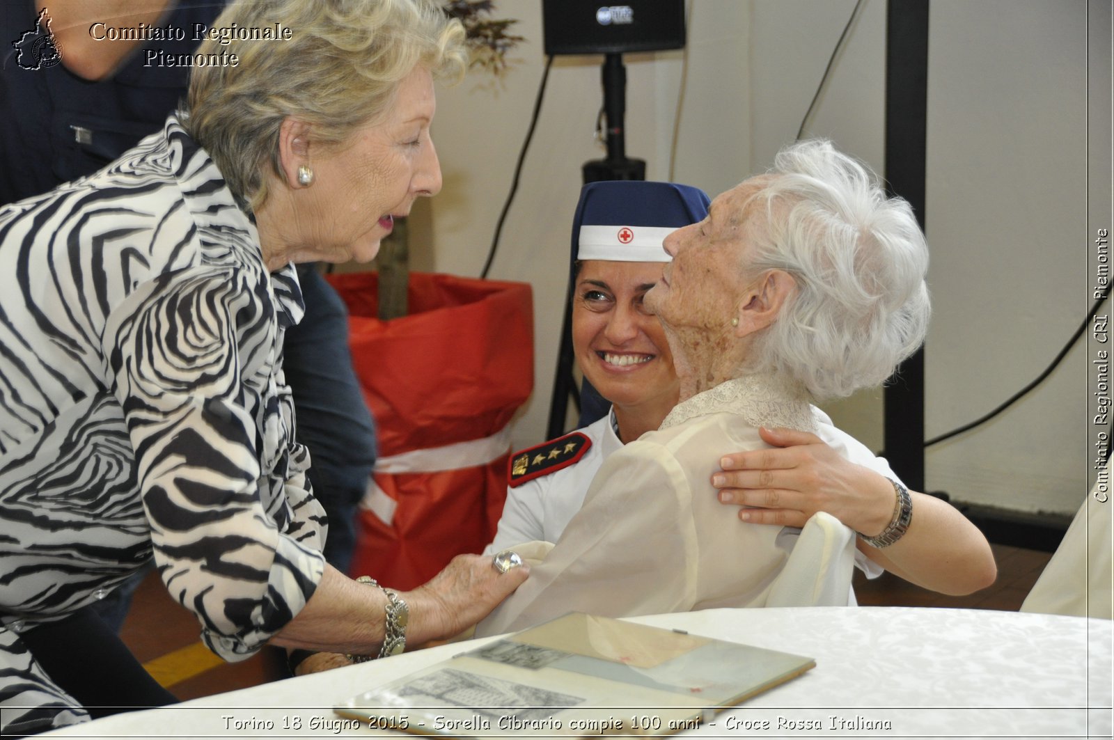 Torino 18 Giugno 2015 - Sorella Cibrario compie 100 anni - Croce Rossa Italiana- Comitato Regionale del Piemonte