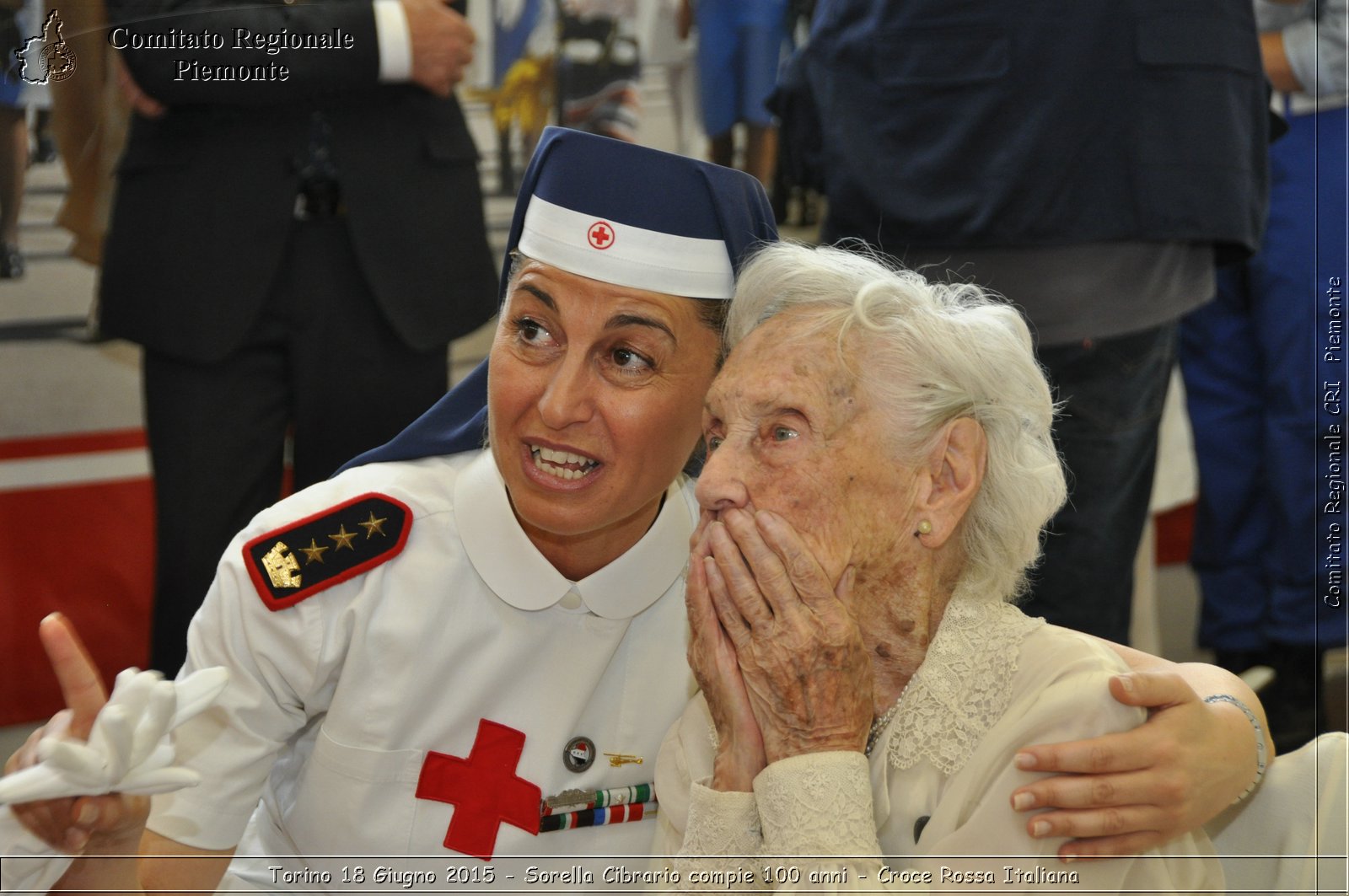 Torino 18 Giugno 2015 - Sorella Cibrario compie 100 anni - Croce Rossa Italiana- Comitato Regionale del Piemonte