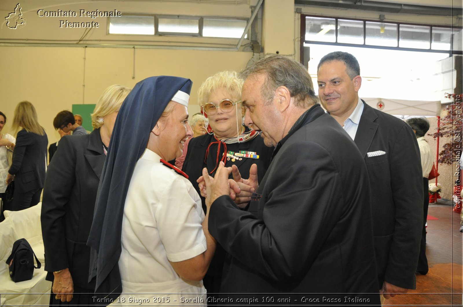 Torino 18 Giugno 2015 - Sorella Cibrario compie 100 anni - Croce Rossa Italiana- Comitato Regionale del Piemonte