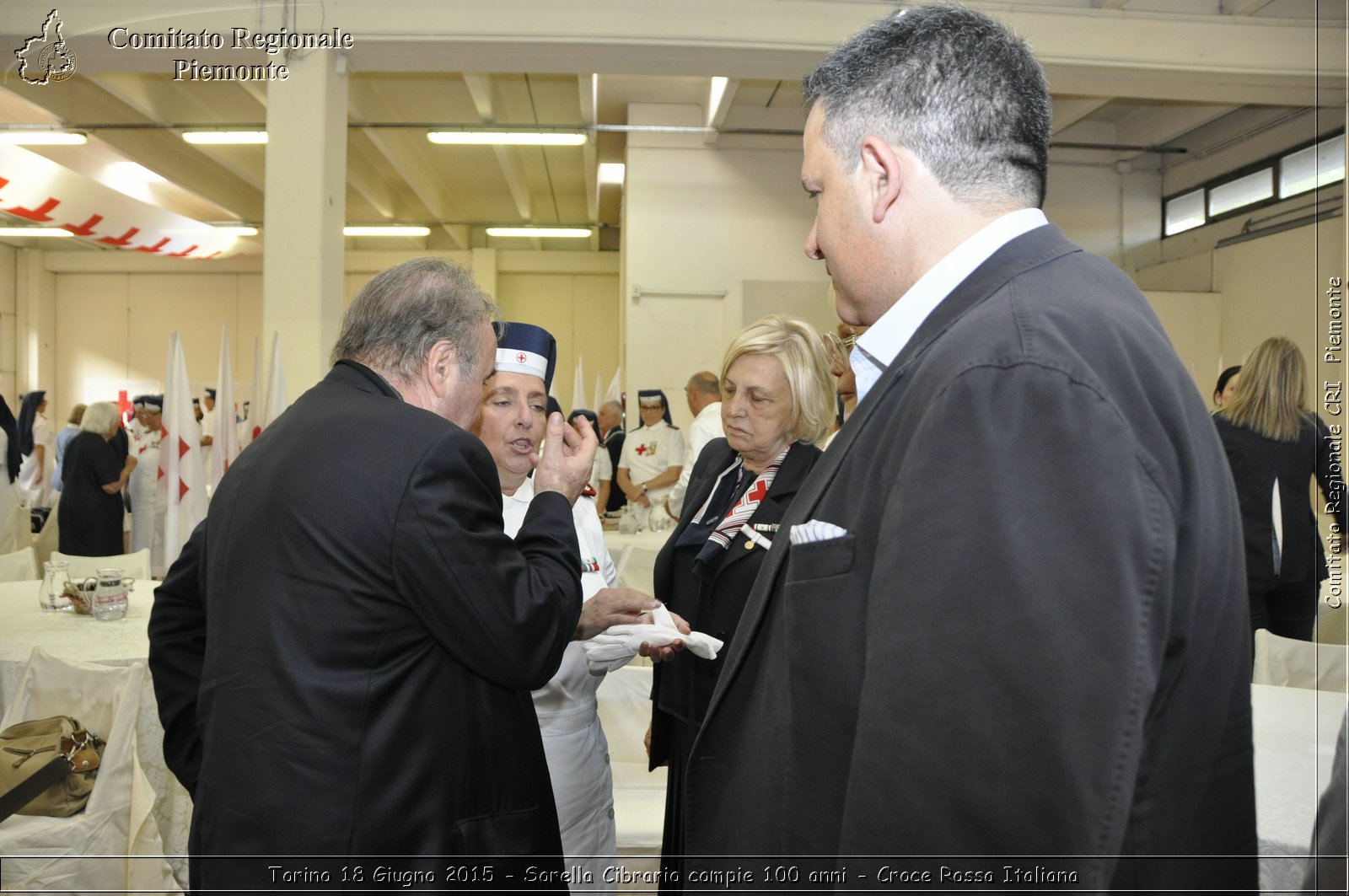 Torino 18 Giugno 2015 - Sorella Cibrario compie 100 anni - Croce Rossa Italiana- Comitato Regionale del Piemonte