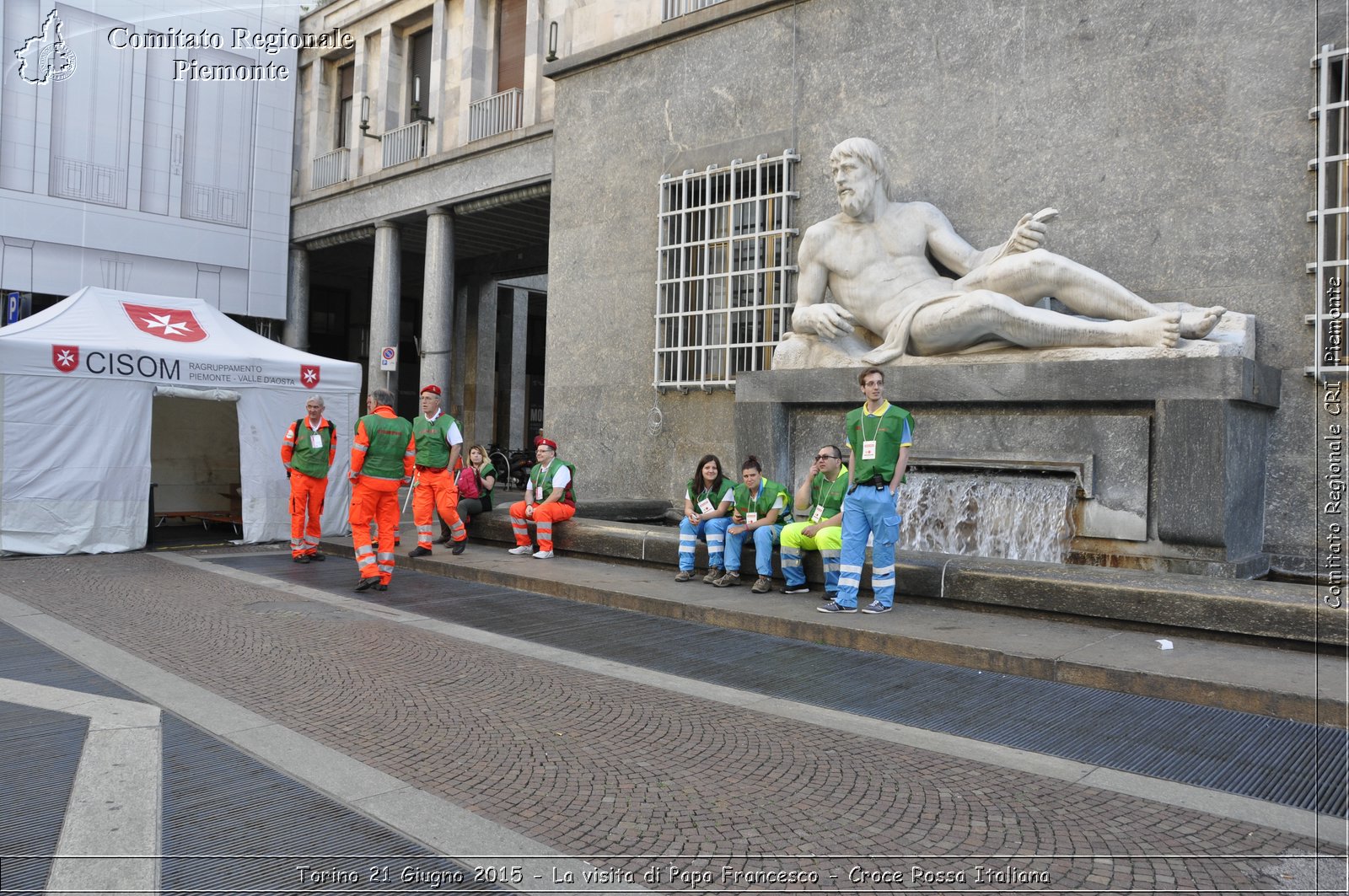 Torino 21 Giugno 2015 - La visita di Papa Francesco - Croce Rossa Italiana- Comitato Regionale del Piemonte