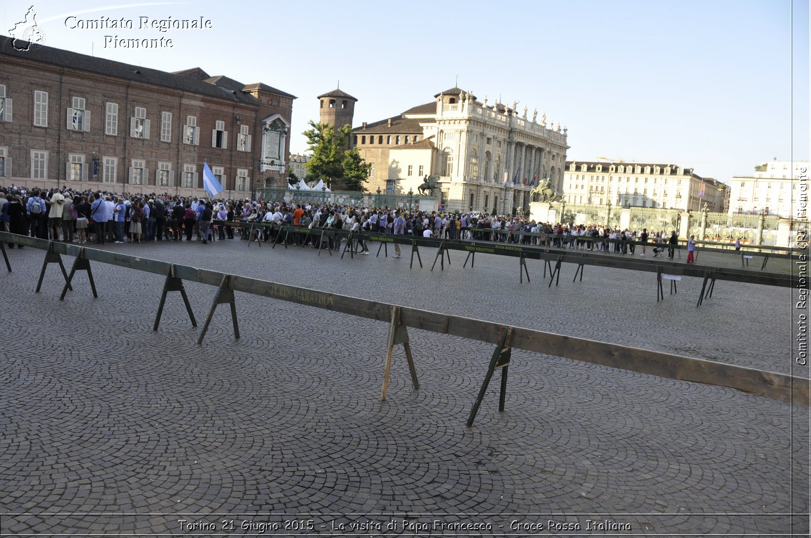 Torino 21 Giugno 2015 - La visita di Papa Francesco - Croce Rossa Italiana- Comitato Regionale del Piemonte