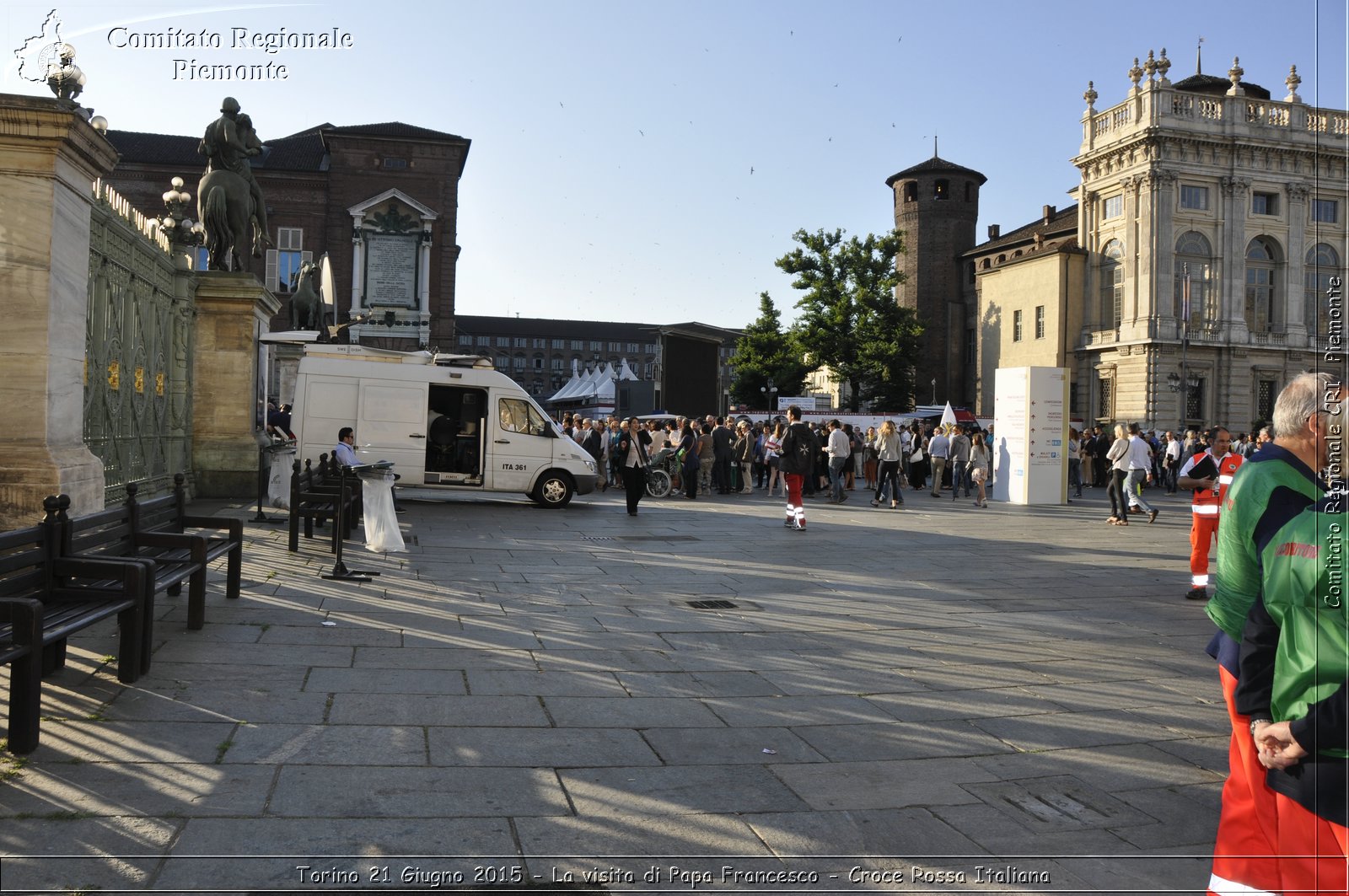 Torino 21 Giugno 2015 - La visita di Papa Francesco - Croce Rossa Italiana- Comitato Regionale del Piemonte