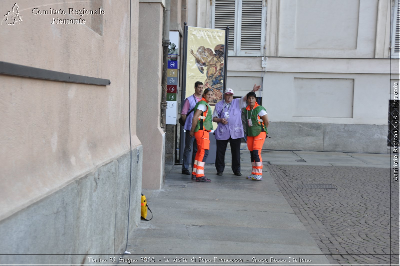 Torino 21 Giugno 2015 - La visita di Papa Francesco - Croce Rossa Italiana- Comitato Regionale del Piemonte