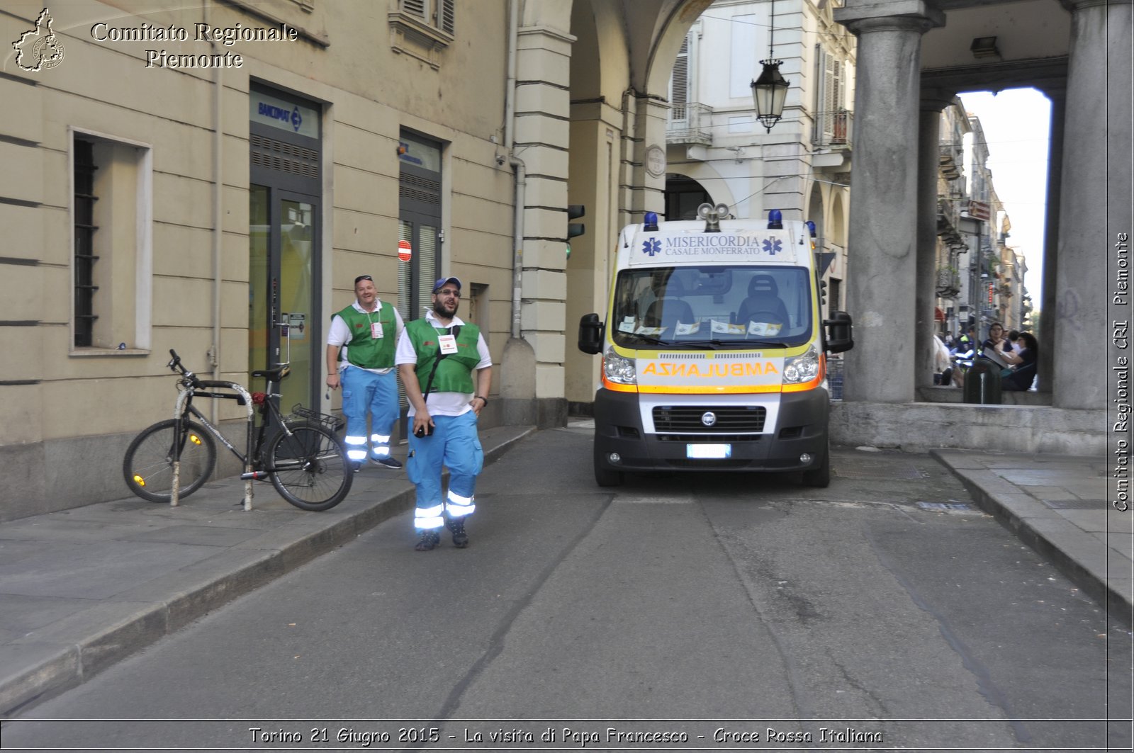 Torino 21 Giugno 2015 - La visita di Papa Francesco - Croce Rossa Italiana- Comitato Regionale del Piemonte