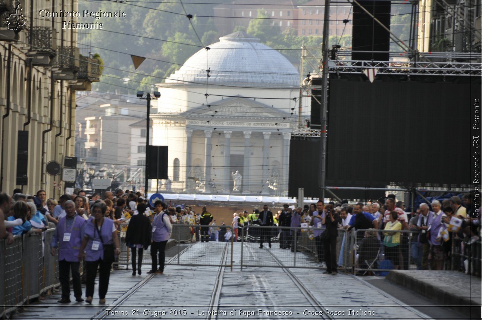 Torino 21 Giugno 2015 - La visita di Papa Francesco - Croce Rossa Italiana- Comitato Regionale del Piemonte