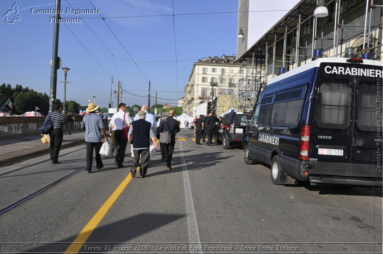 Torino 21 Giugno 2015 - La visita di Papa Francesco - Croce Rossa Italiana- Comitato Regionale del Piemonte