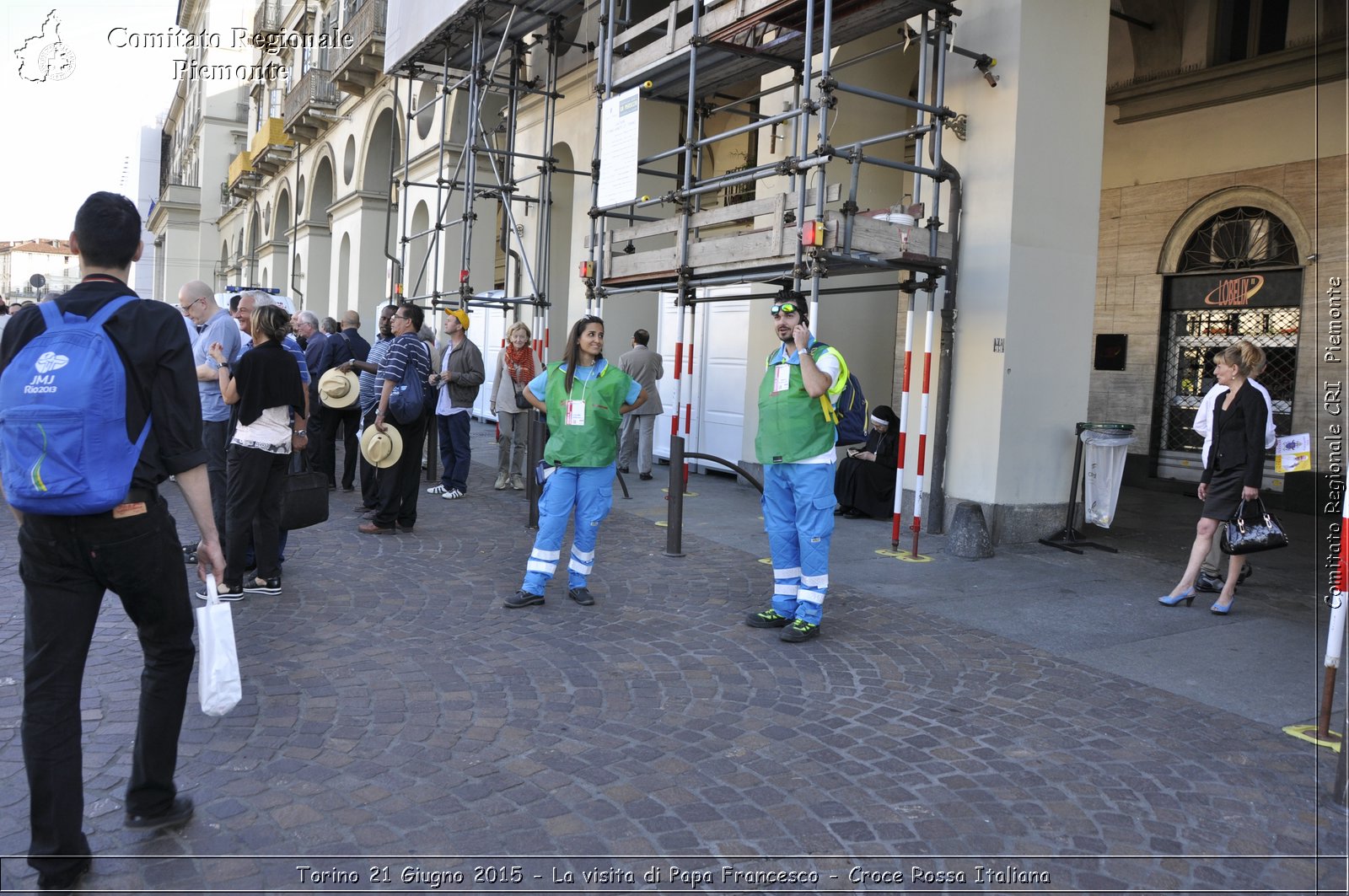 Torino 21 Giugno 2015 - La visita di Papa Francesco - Croce Rossa Italiana- Comitato Regionale del Piemonte