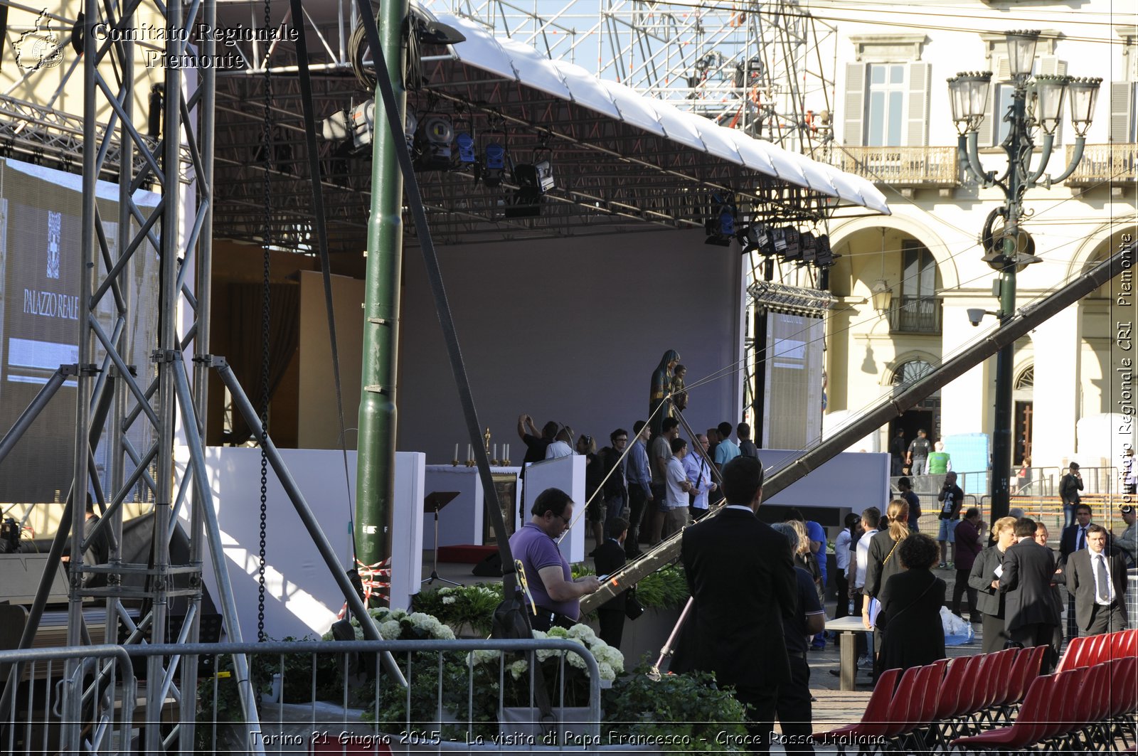 Torino 21 Giugno 2015 - La visita di Papa Francesco - Croce Rossa Italiana- Comitato Regionale del Piemonte