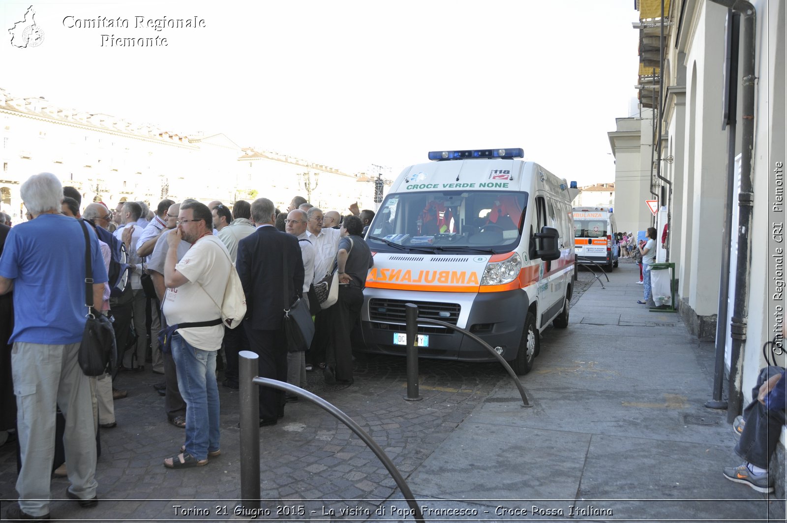 Torino 21 Giugno 2015 - La visita di Papa Francesco - Croce Rossa Italiana- Comitato Regionale del Piemonte