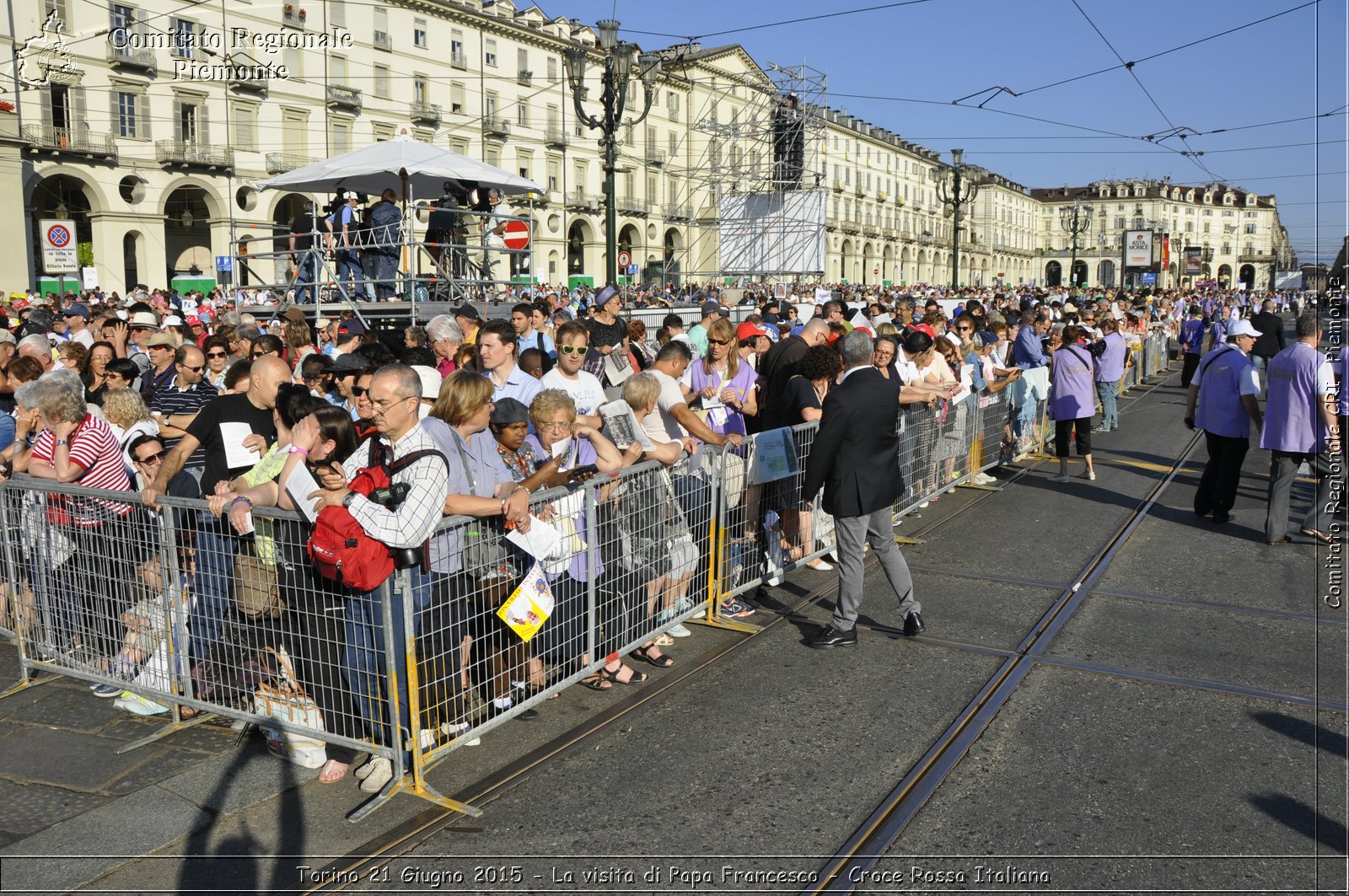 Torino 21 Giugno 2015 - La visita di Papa Francesco - Croce Rossa Italiana- Comitato Regionale del Piemonte