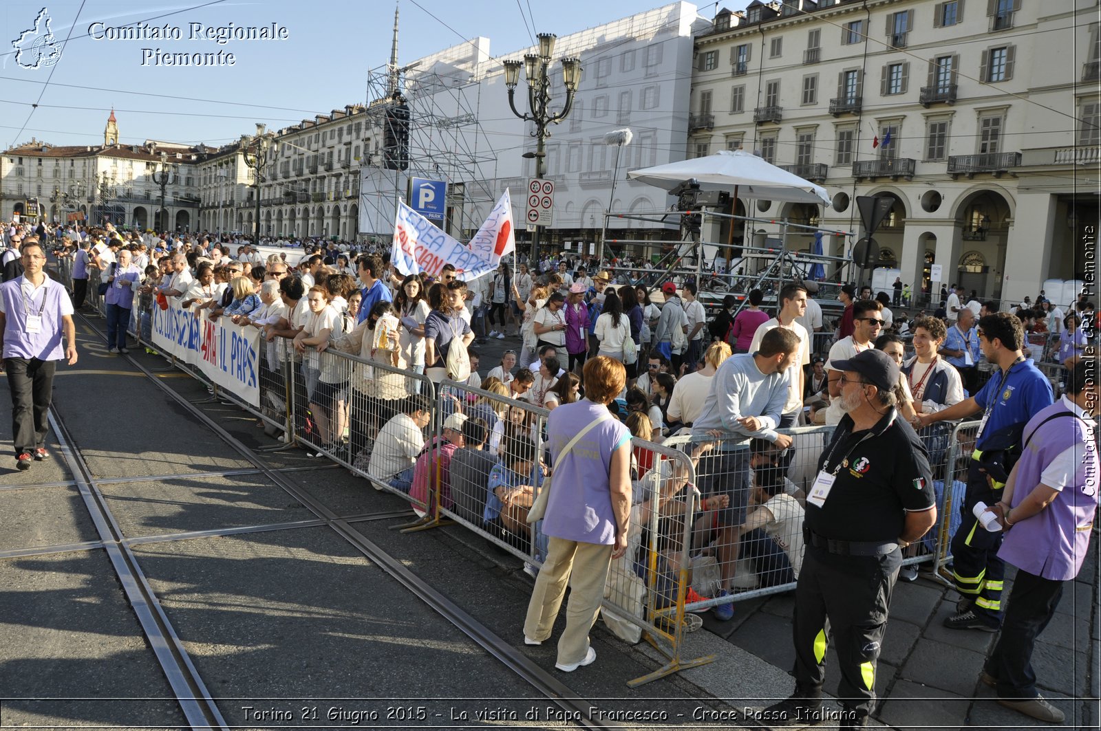 Torino 21 Giugno 2015 - La visita di Papa Francesco - Croce Rossa Italiana- Comitato Regionale del Piemonte