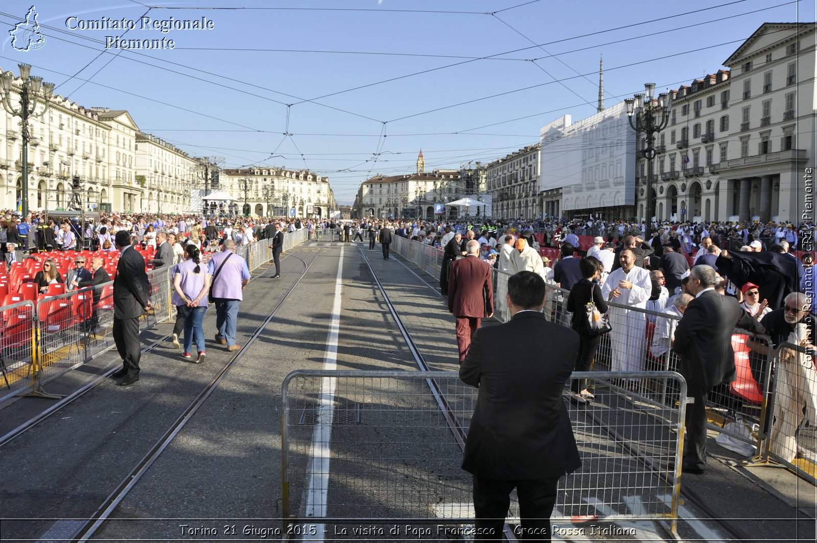 Torino 21 Giugno 2015 - La visita di Papa Francesco - Croce Rossa Italiana- Comitato Regionale del Piemonte