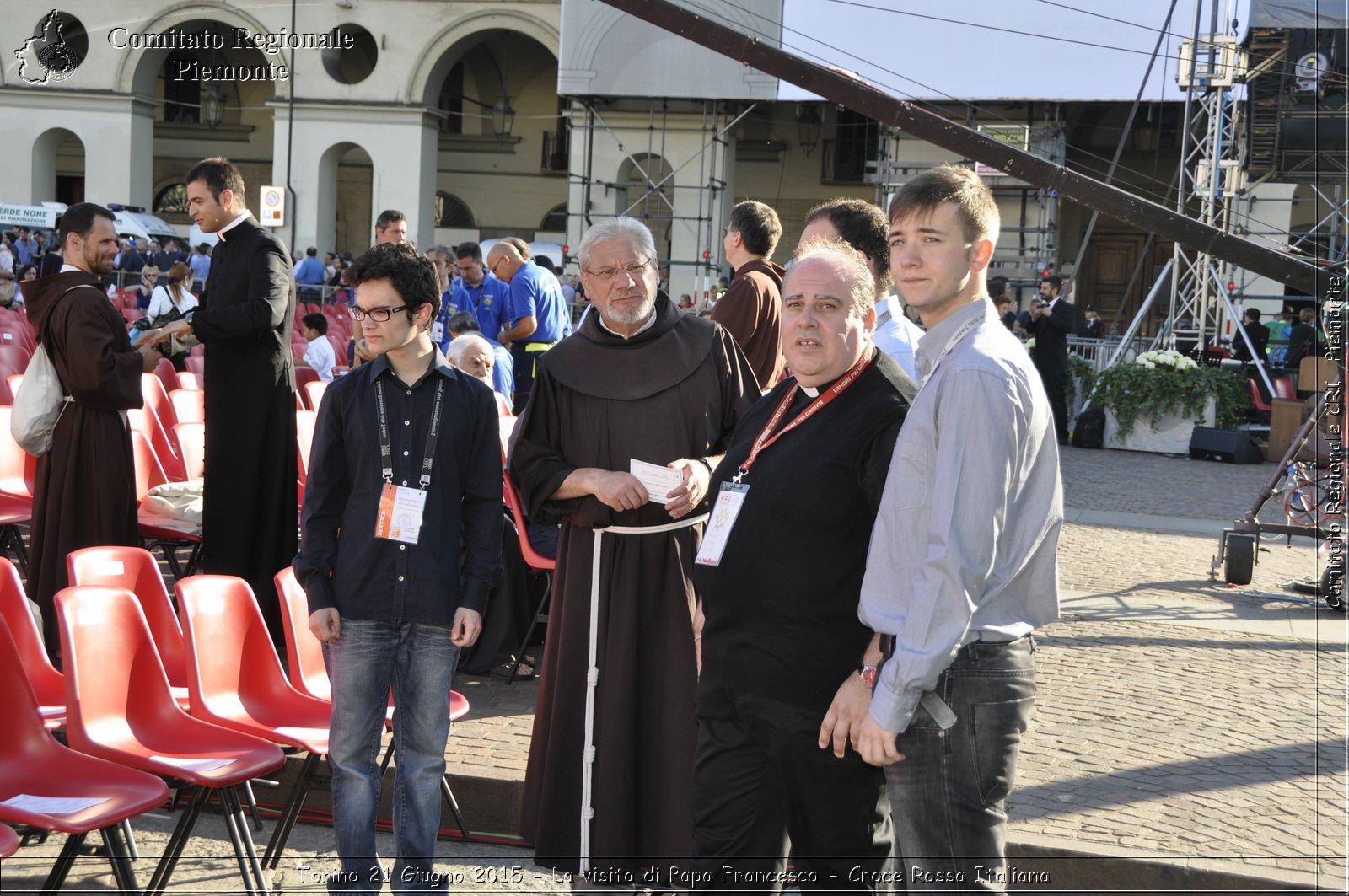 Torino 21 Giugno 2015 - La visita di Papa Francesco - Croce Rossa Italiana- Comitato Regionale del Piemonte