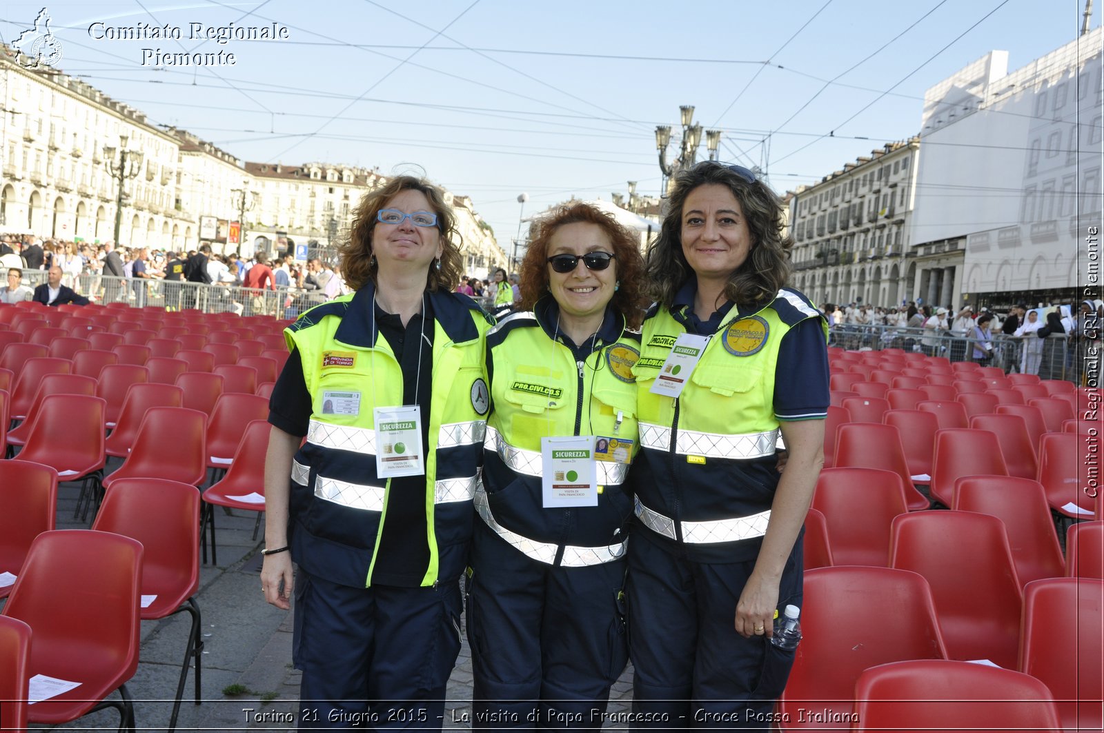 Torino 21 Giugno 2015 - La visita di Papa Francesco - Croce Rossa Italiana- Comitato Regionale del Piemonte