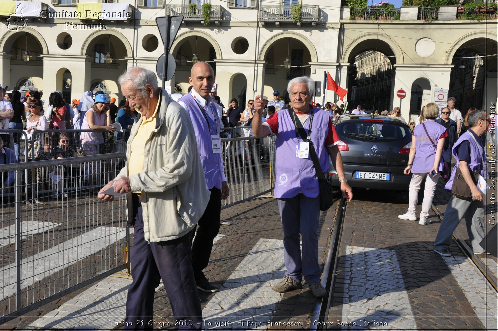 Torino 21 Giugno 2015 - La visita di Papa Francesco - Croce Rossa Italiana- Comitato Regionale del Piemonte