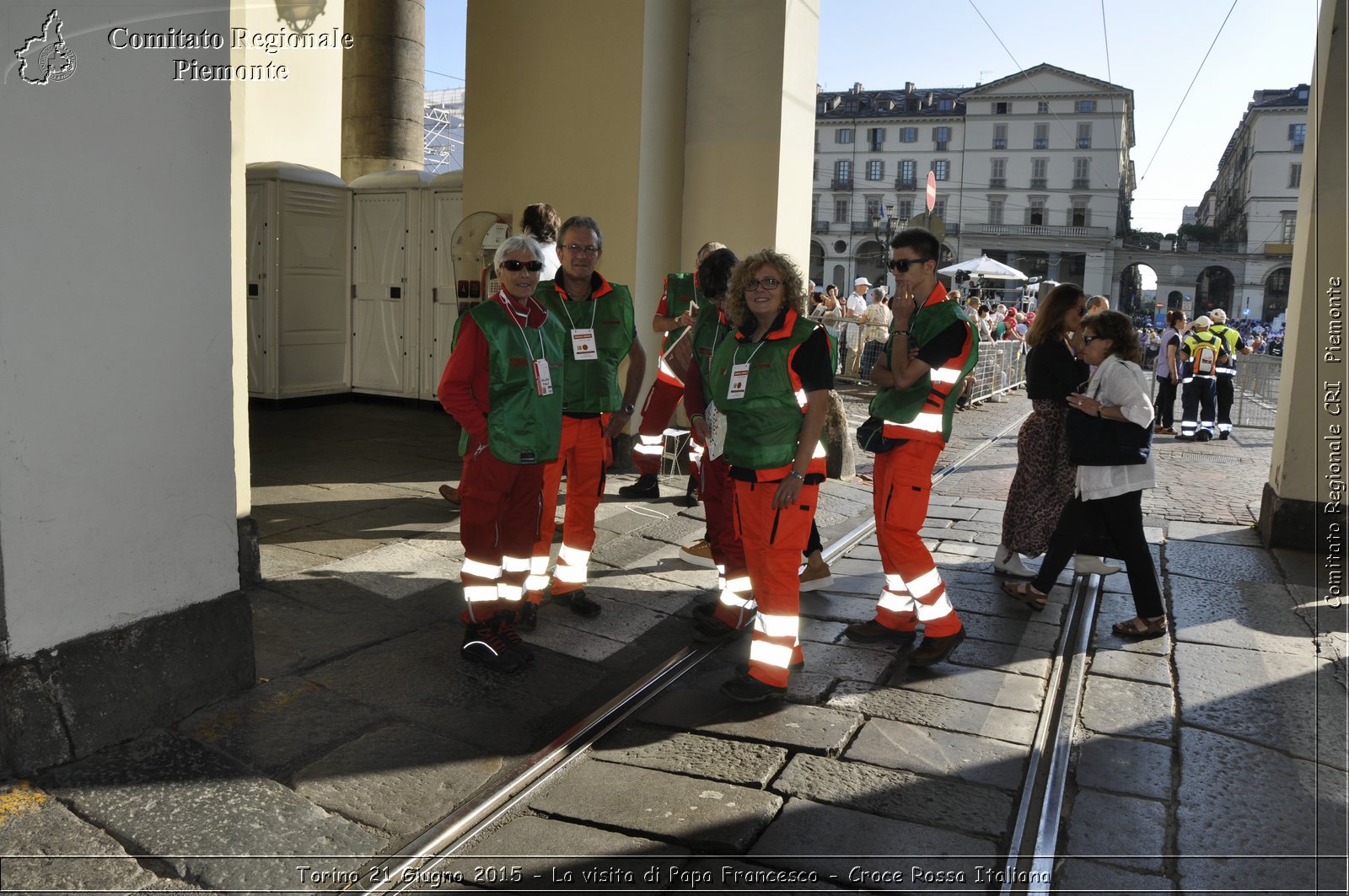 Torino 21 Giugno 2015 - La visita di Papa Francesco - Croce Rossa Italiana- Comitato Regionale del Piemonte