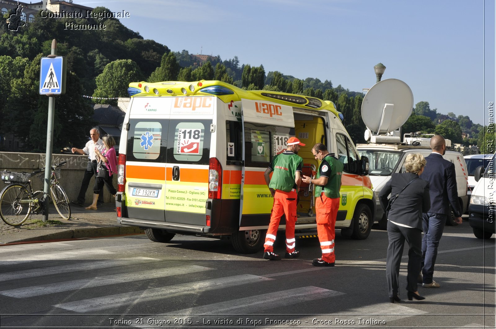 Torino 21 Giugno 2015 - La visita di Papa Francesco - Croce Rossa Italiana- Comitato Regionale del Piemonte