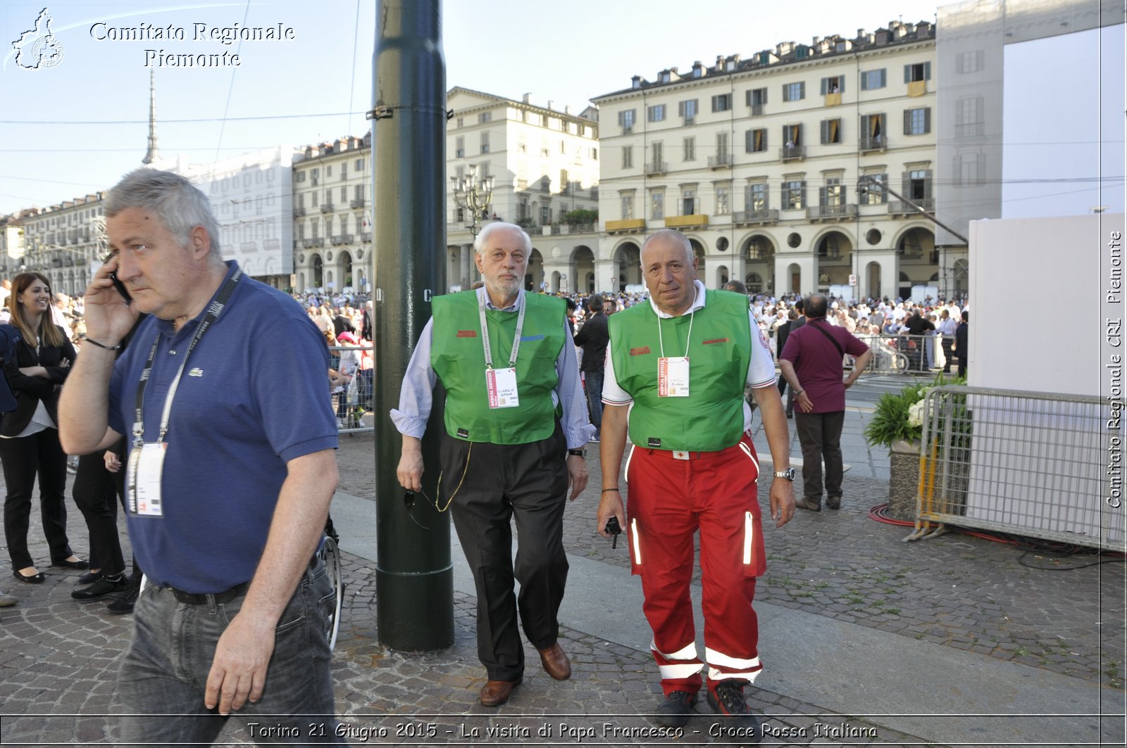 Torino 21 Giugno 2015 - La visita di Papa Francesco - Croce Rossa Italiana- Comitato Regionale del Piemonte