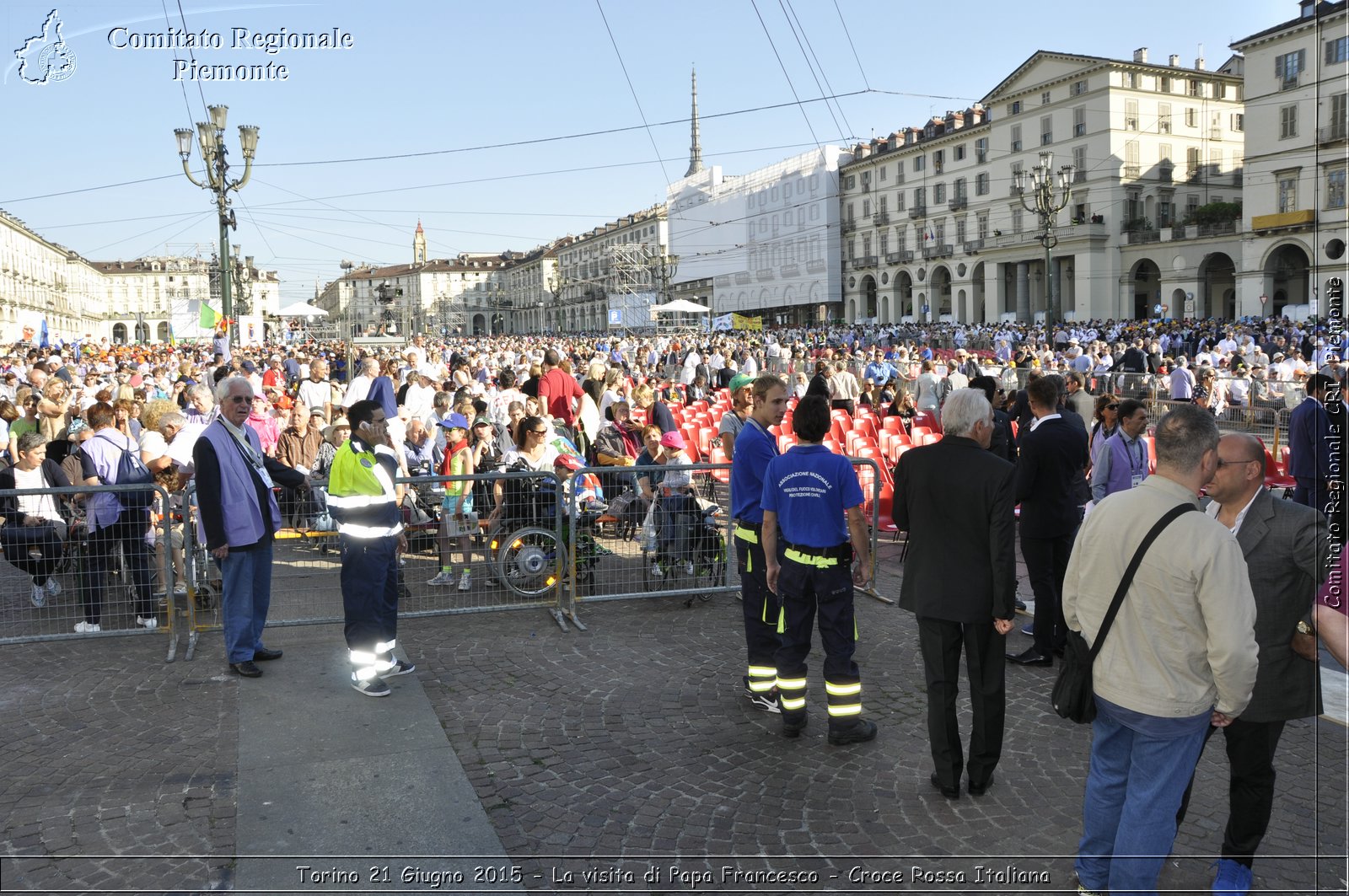 Torino 21 Giugno 2015 - La visita di Papa Francesco - Croce Rossa Italiana- Comitato Regionale del Piemonte