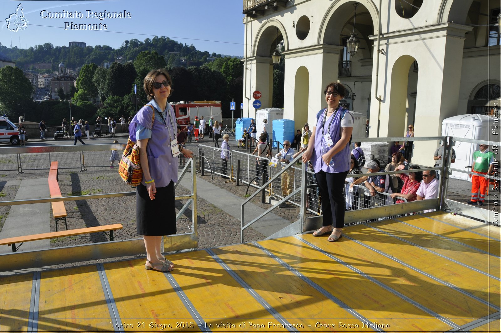 Torino 21 Giugno 2015 - La visita di Papa Francesco - Croce Rossa Italiana- Comitato Regionale del Piemonte