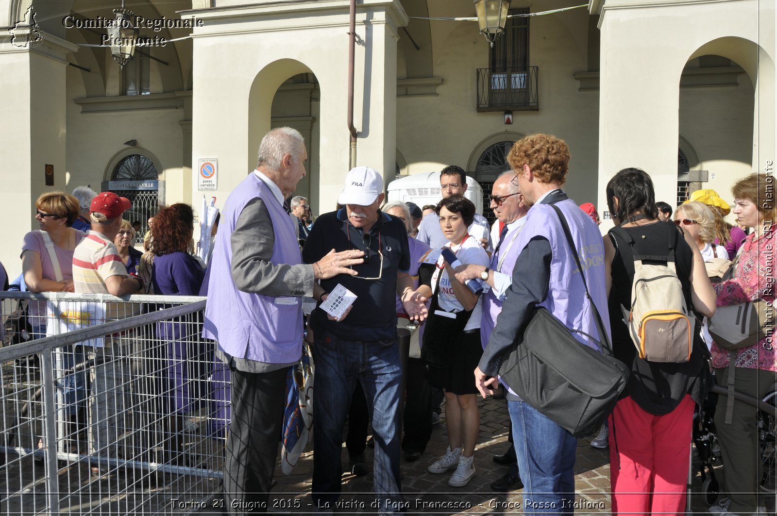 Torino 21 Giugno 2015 - La visita di Papa Francesco - Croce Rossa Italiana- Comitato Regionale del Piemonte