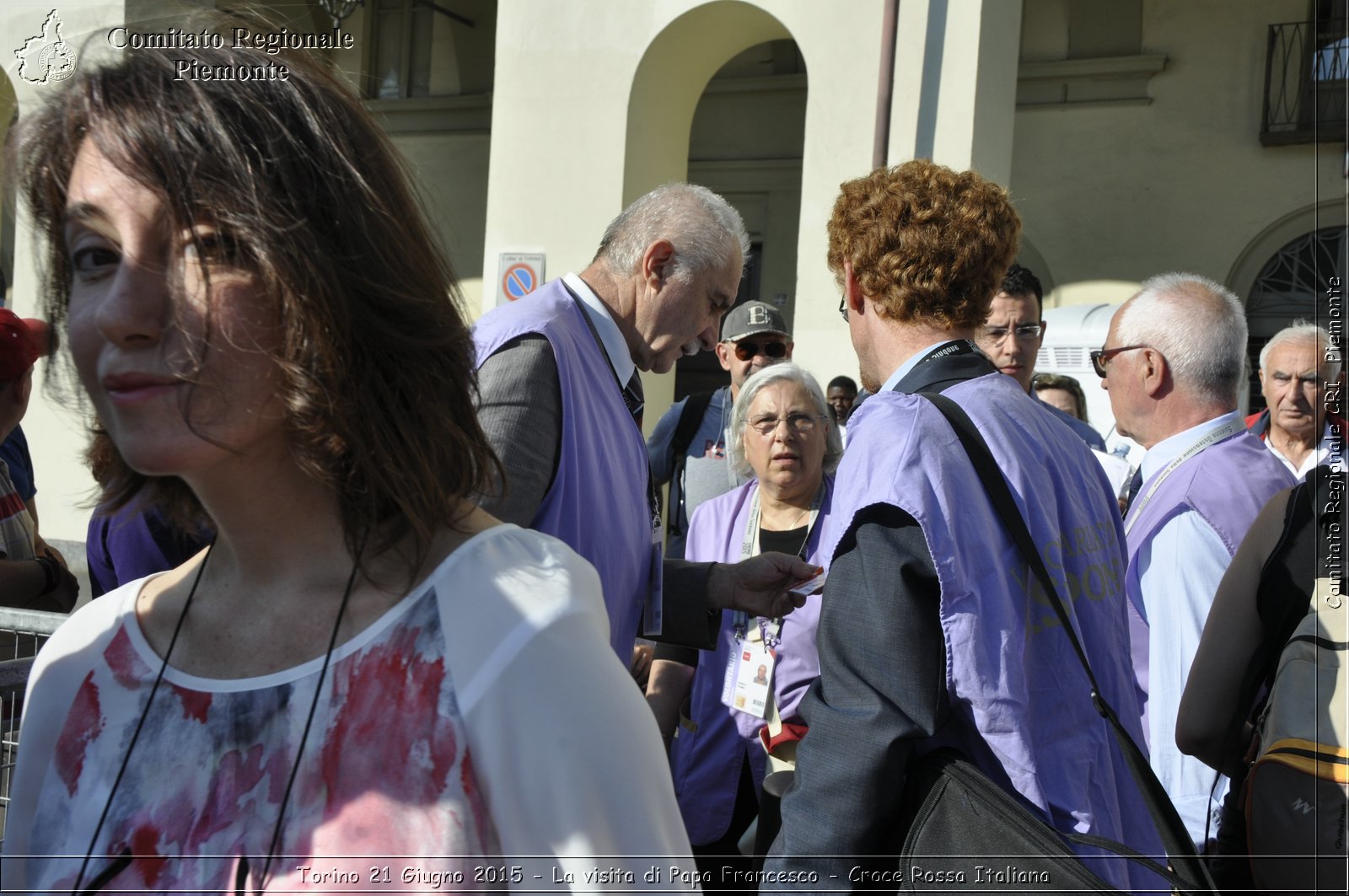 Torino 21 Giugno 2015 - La visita di Papa Francesco - Croce Rossa Italiana- Comitato Regionale del Piemonte