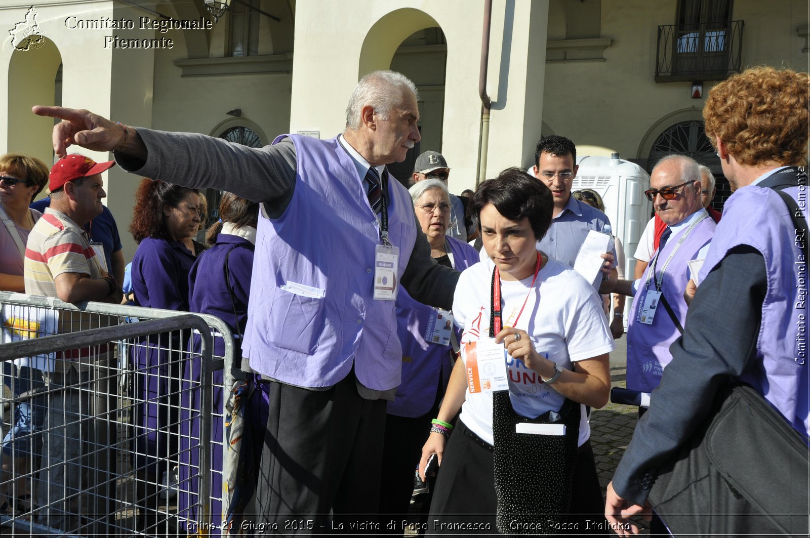 Torino 21 Giugno 2015 - La visita di Papa Francesco - Croce Rossa Italiana- Comitato Regionale del Piemonte