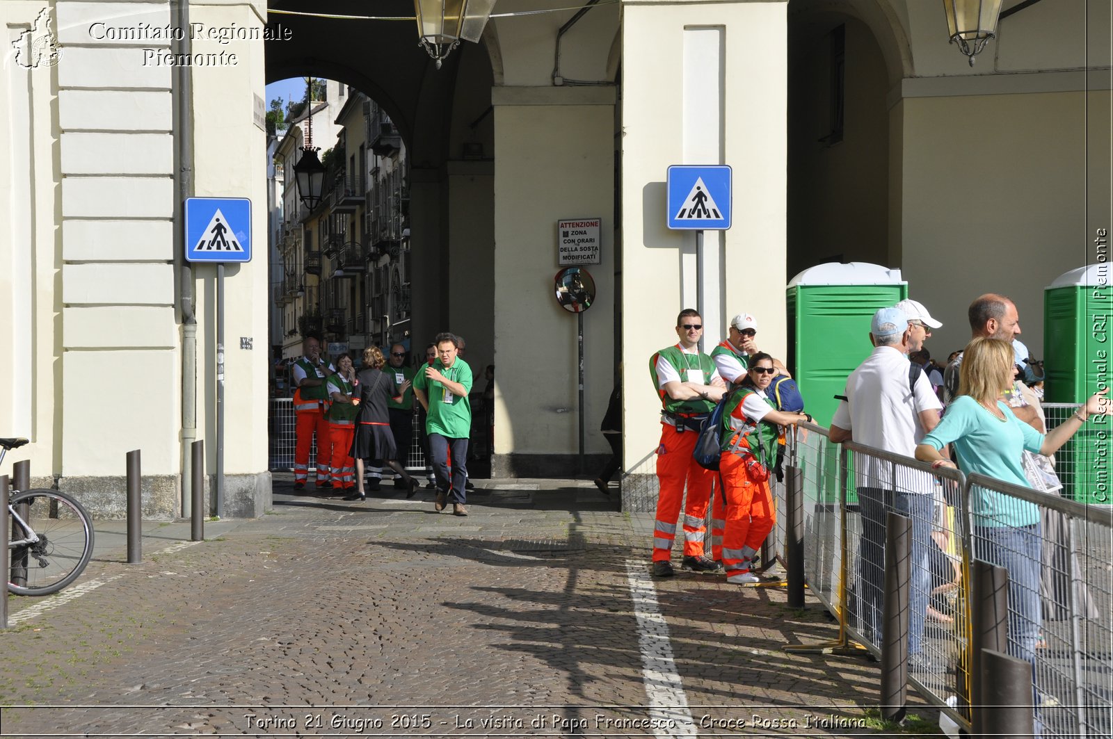 Torino 21 Giugno 2015 - La visita di Papa Francesco - Croce Rossa Italiana- Comitato Regionale del Piemonte