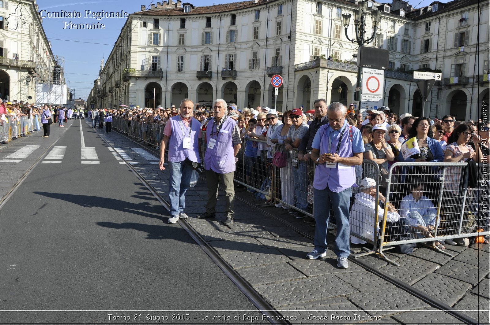 Torino 21 Giugno 2015 - La visita di Papa Francesco - Croce Rossa Italiana- Comitato Regionale del Piemonte