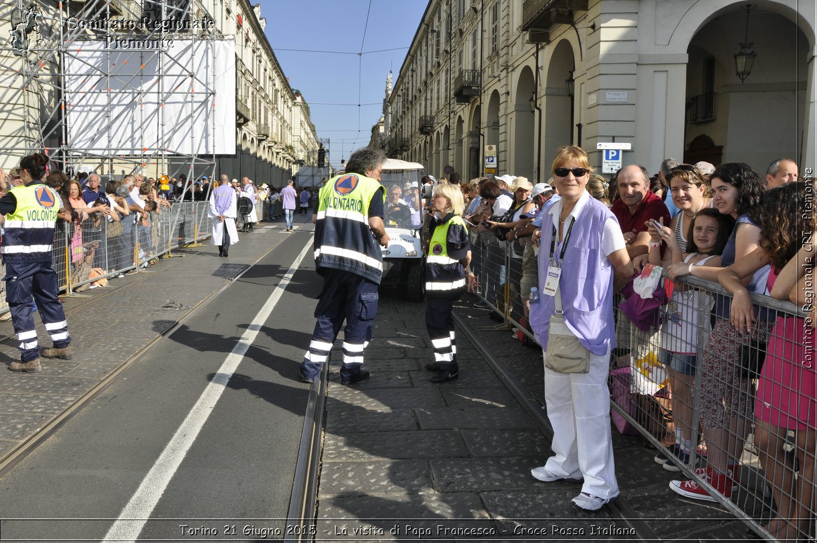 Torino 21 Giugno 2015 - La visita di Papa Francesco - Croce Rossa Italiana- Comitato Regionale del Piemonte