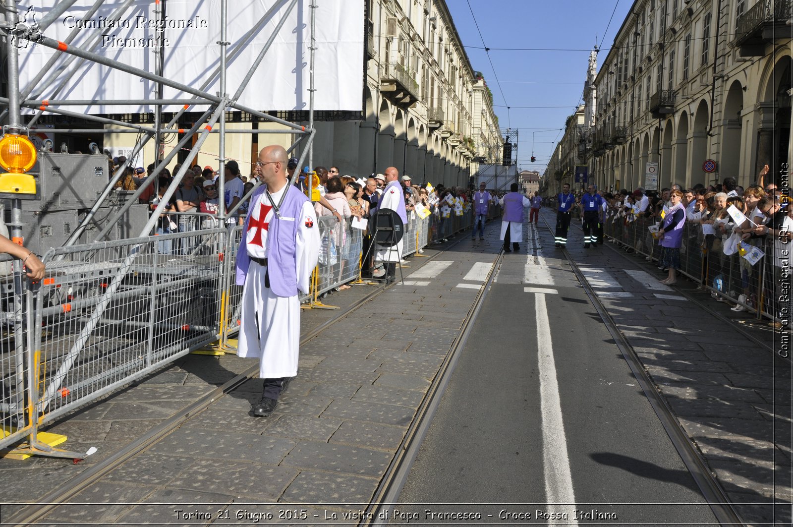 Torino 21 Giugno 2015 - La visita di Papa Francesco - Croce Rossa Italiana- Comitato Regionale del Piemonte