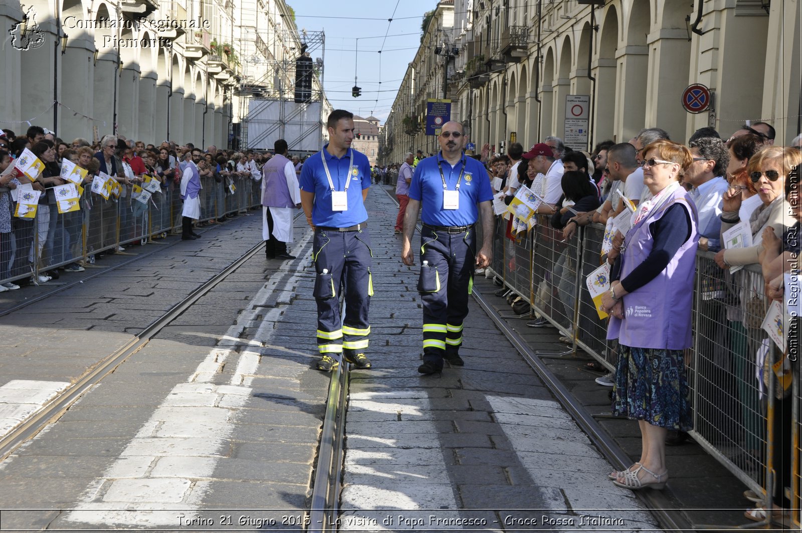 Torino 21 Giugno 2015 - La visita di Papa Francesco - Croce Rossa Italiana- Comitato Regionale del Piemonte