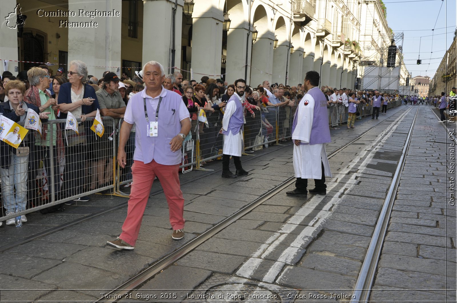 Torino 21 Giugno 2015 - La visita di Papa Francesco - Croce Rossa Italiana- Comitato Regionale del Piemonte