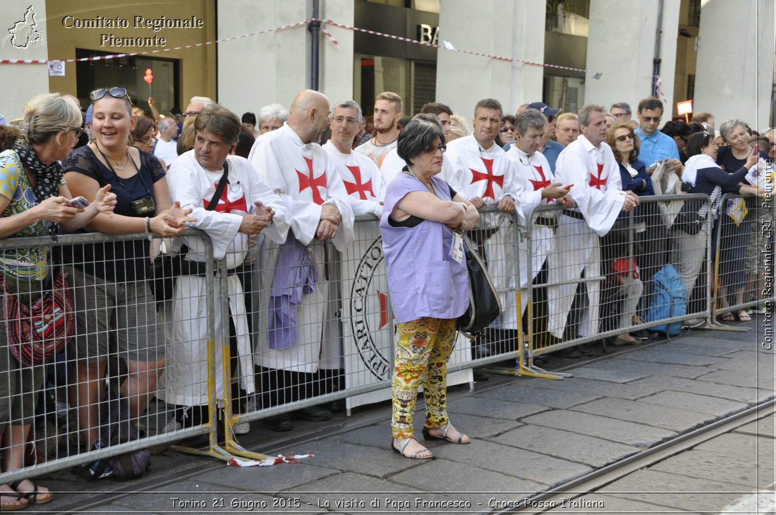 Torino 21 Giugno 2015 - La visita di Papa Francesco - Croce Rossa Italiana- Comitato Regionale del Piemonte