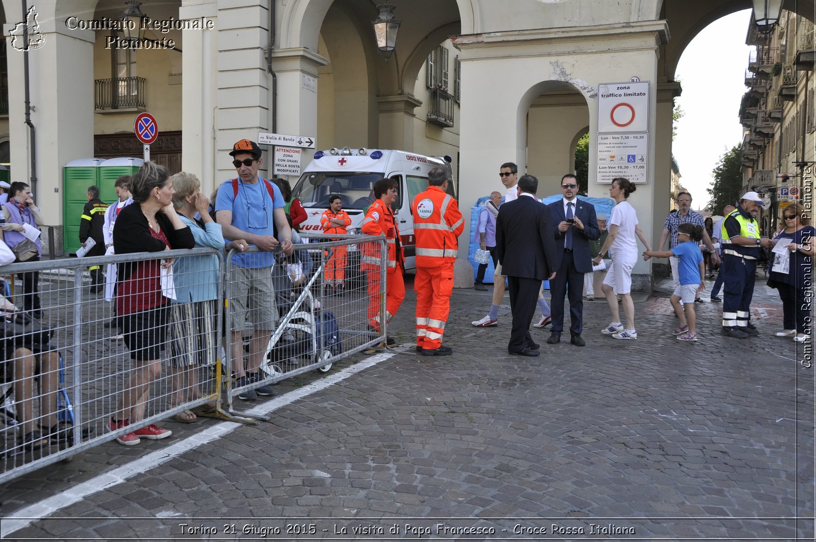 Torino 21 Giugno 2015 - La visita di Papa Francesco - Croce Rossa Italiana- Comitato Regionale del Piemonte