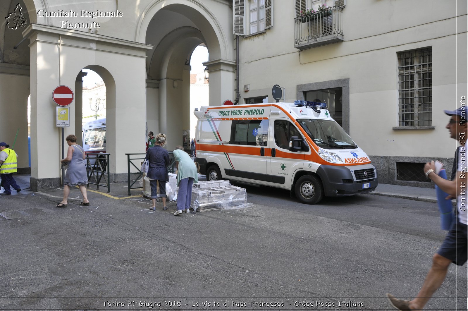 Torino 21 Giugno 2015 - La visita di Papa Francesco - Croce Rossa Italiana- Comitato Regionale del Piemonte