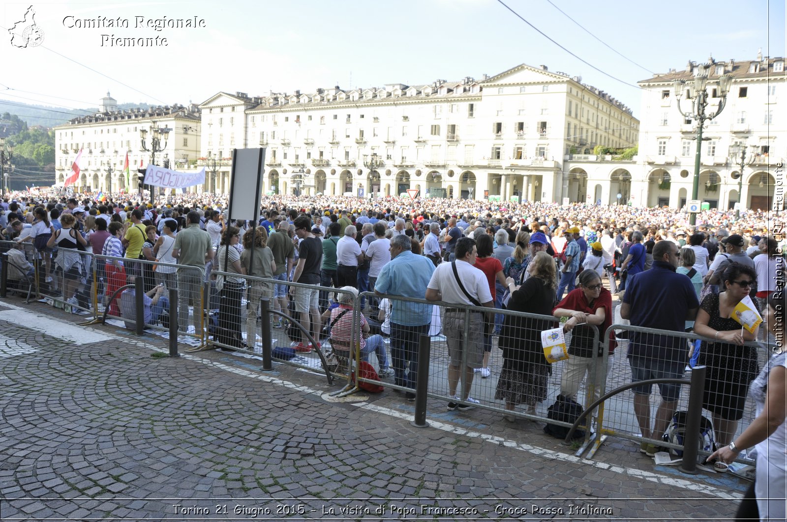 Torino 21 Giugno 2015 - La visita di Papa Francesco - Croce Rossa Italiana- Comitato Regionale del Piemonte