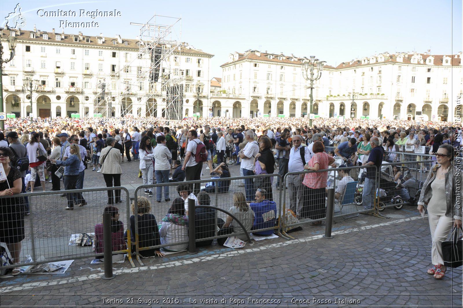 Torino 21 Giugno 2015 - La visita di Papa Francesco - Croce Rossa Italiana- Comitato Regionale del Piemonte