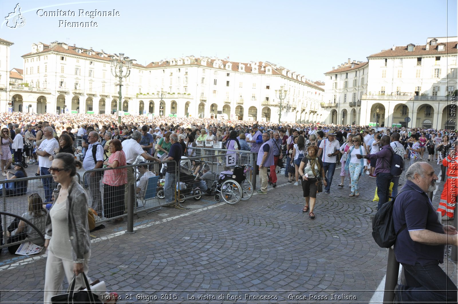 Torino 21 Giugno 2015 - La visita di Papa Francesco - Croce Rossa Italiana- Comitato Regionale del Piemonte