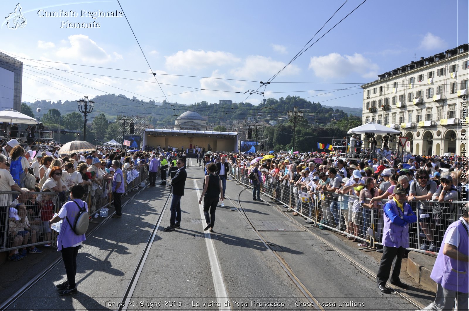 Torino 21 Giugno 2015 - La visita di Papa Francesco - Croce Rossa Italiana- Comitato Regionale del Piemonte