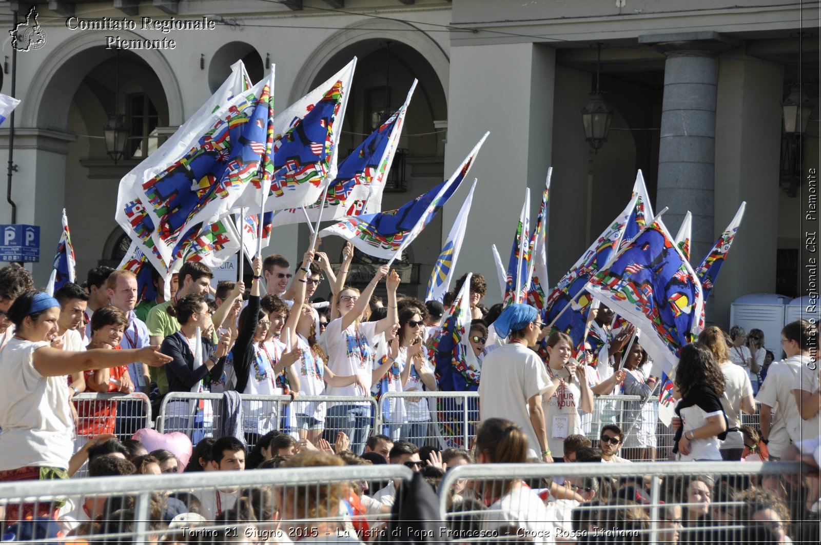 Torino 21 Giugno 2015 - La visita di Papa Francesco - Croce Rossa Italiana- Comitato Regionale del Piemonte